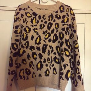 Leopard Print Sweater